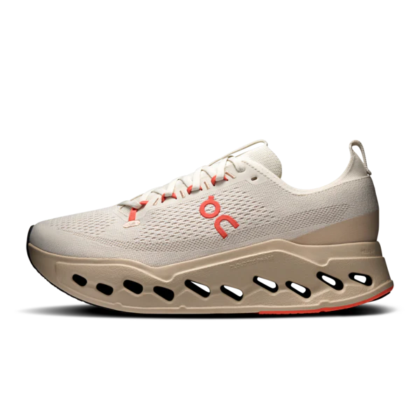 On Women's Cloudsurfer Max Ivory Salmon - Image 3