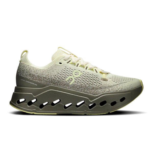 On Women's Cloudsurfer Max Seedling Olive