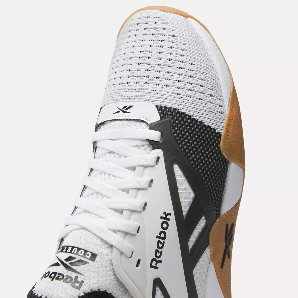 Reebok Unisex Nano Court White Black Grey - Image 5