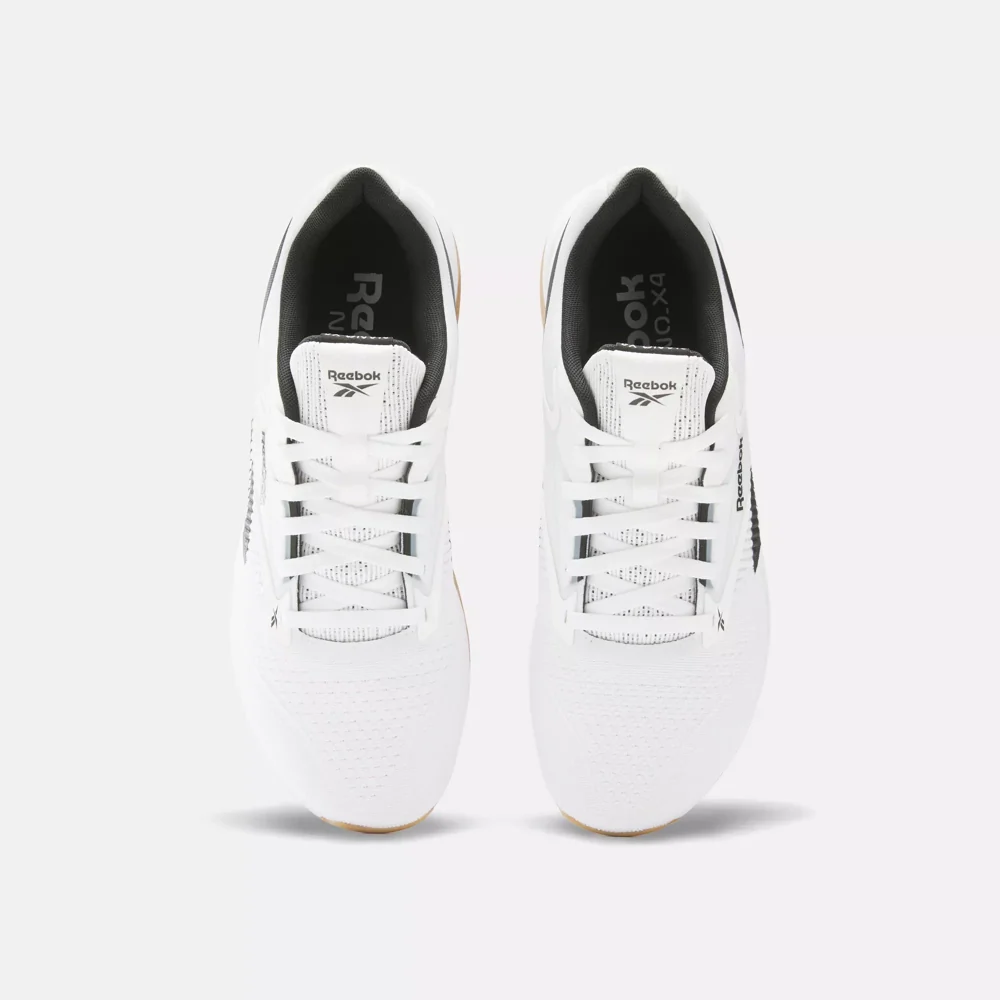 Reebok Unisex Nano X4 Training Frwr White Black Reebok Rubber Gum-04 - Image 4