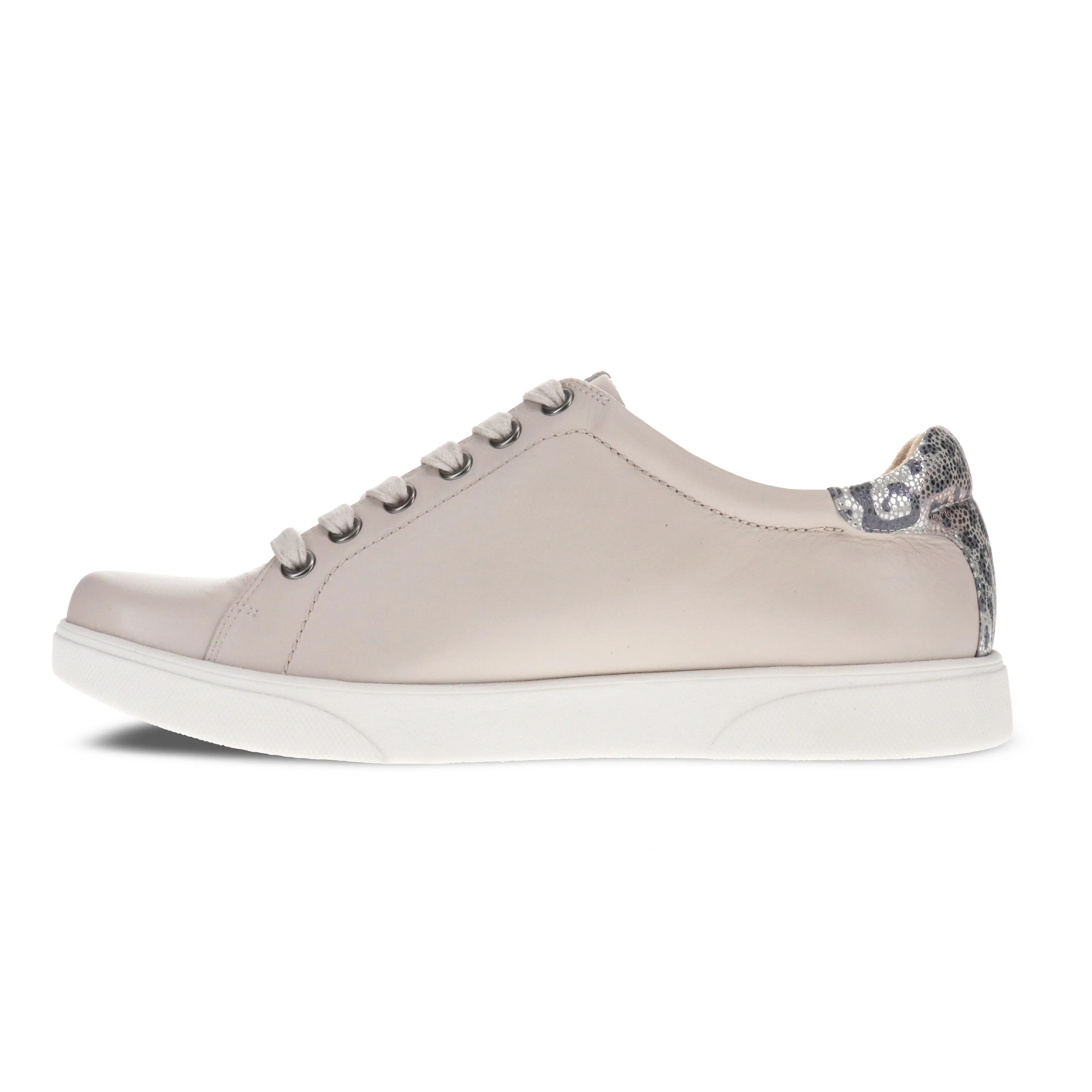 Revere Women’s Limoges Lace Up Sneaker Pebble Silver Safari - Image 3