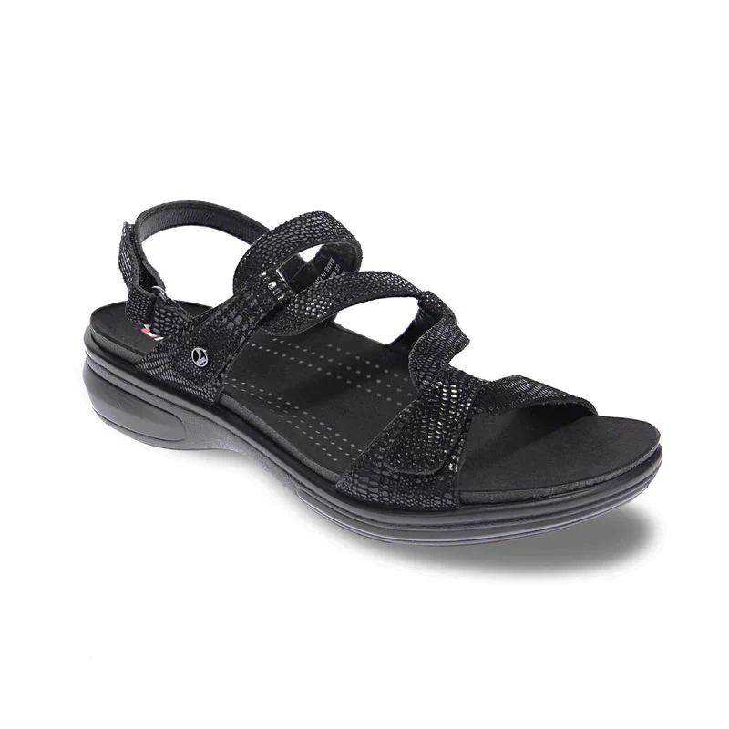 Revere Women's Miami Black Lizard - Image 4