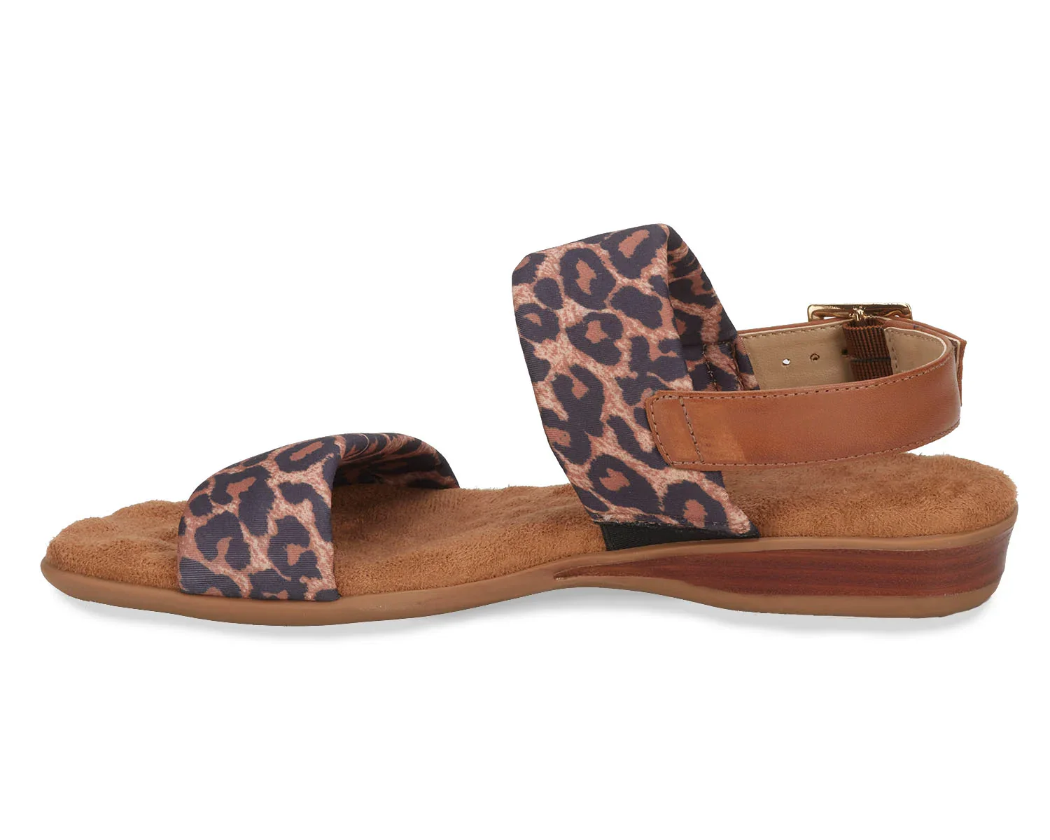 Ros Hommerson Women's Cabana Leopard Fabric Luggage Atanado Leather - Image 3
