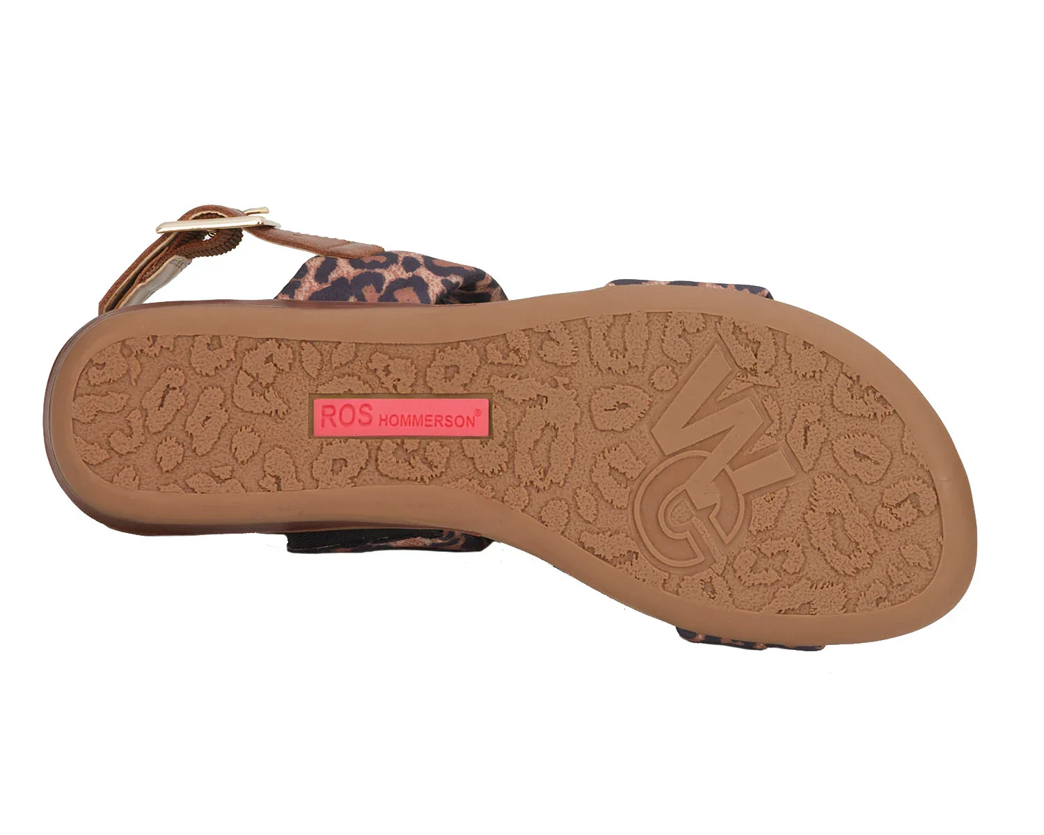 Ros Hommerson Women's Cabana Leopard Fabric Luggage Atanado Leather - Image 7