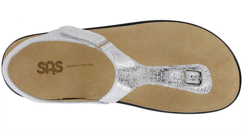 SAS Women's Marina Shiney Silver - Image 3