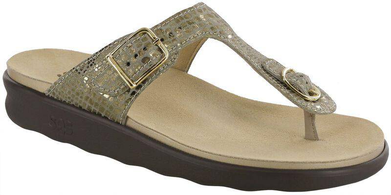 SAS Women's Sanibel Olive Gold Sandal