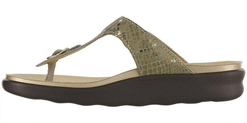 SAS Women's Sanibel Olive Gold Sandal - Image 6