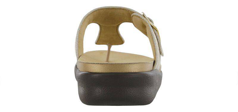 SAS Women's Sanibel Shiny Gold Sandal - Image 3