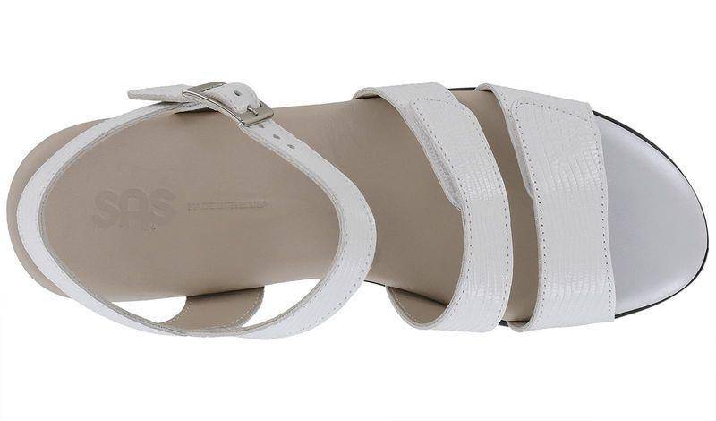 SAS Women's Savanna White Lizard Sandal - Image 4