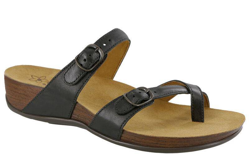 SAS Women's Shelly Black Sandal