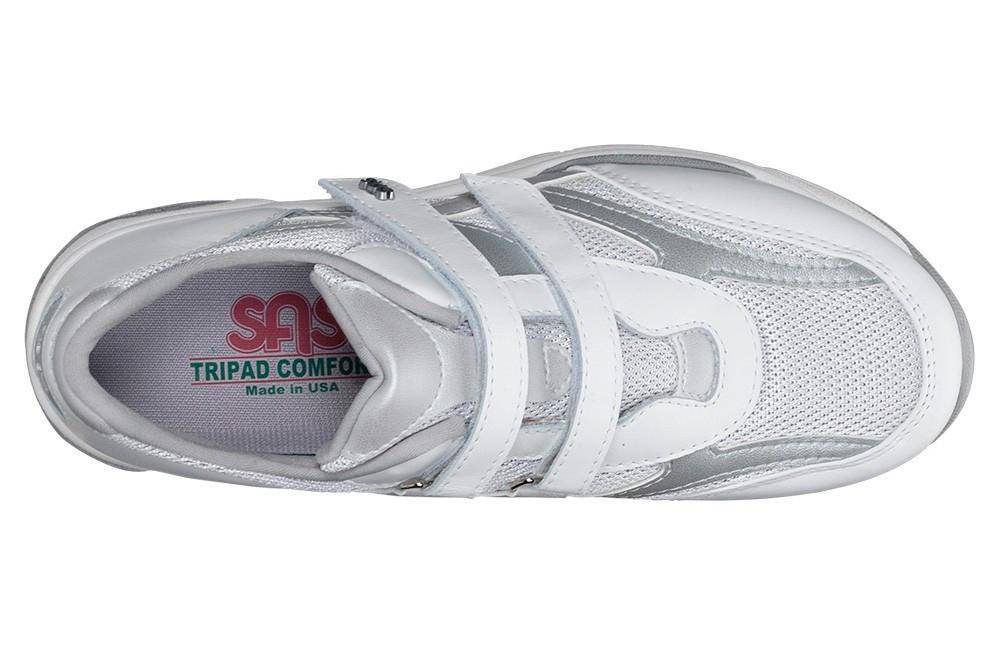 SAS Women's TMV Silver Velcro Walking Shoe - Image 4