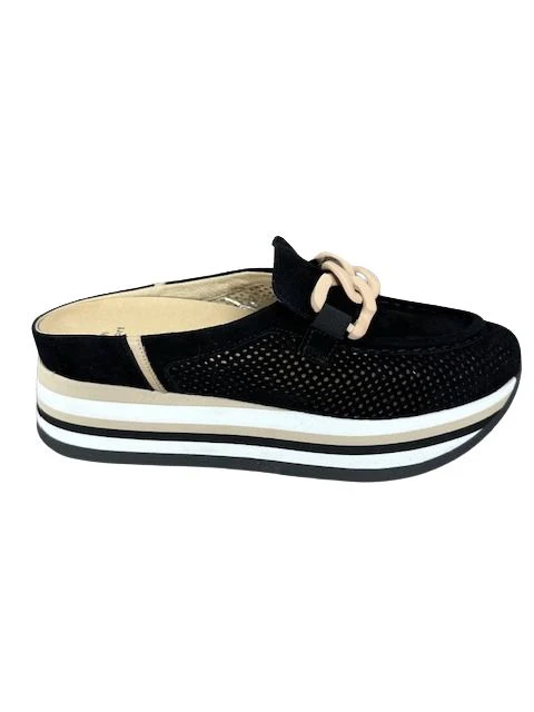 Softwaves Carlisa Loafers Black Camel - Image 2
