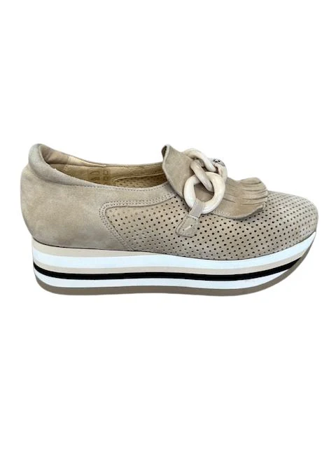 Softwaves Women's Carly Platform Loafers Sand - Image 3