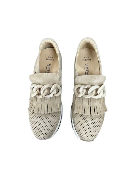 Softwaves Women's Carly Platform Loafers Sand - Image 4