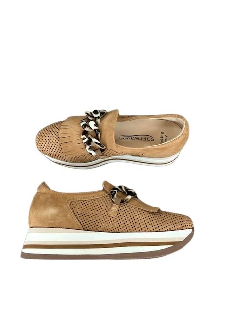 Softwaves Women's Carly/Sapato Cognac - Image 5