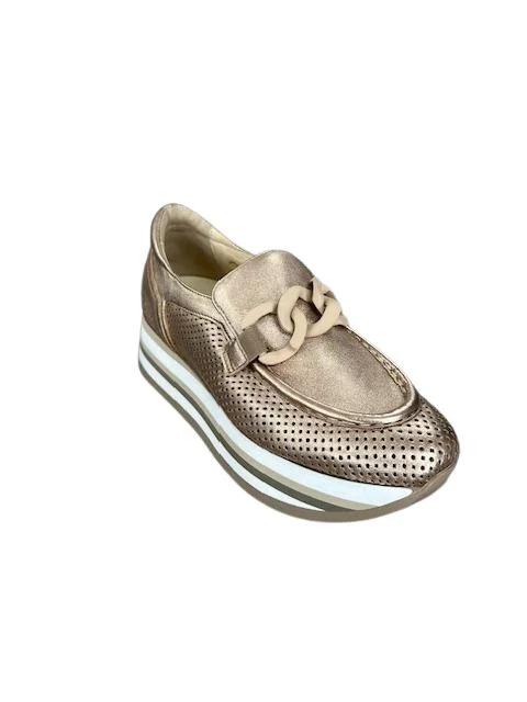 Softwaves Women's Cassie Platform Loafers Sand