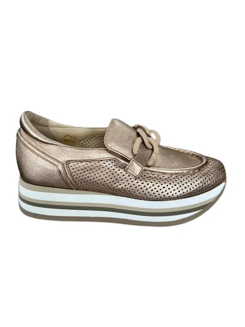 Softwaves Women's Cassie Platform Loafers Sand - Image 2