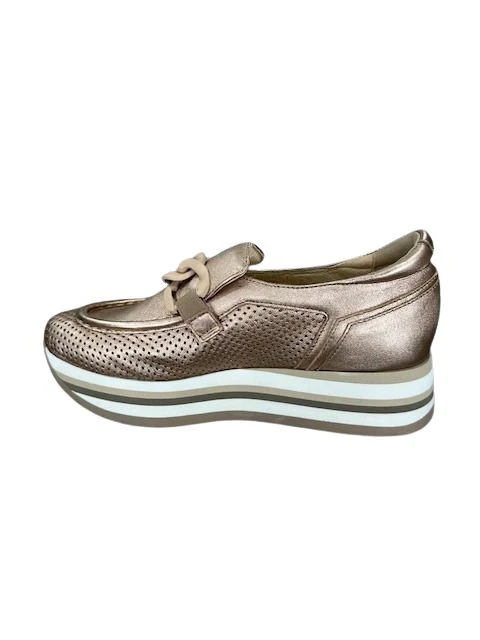 Softwaves Women's Cassie Platform Loafers Sand - Image 3