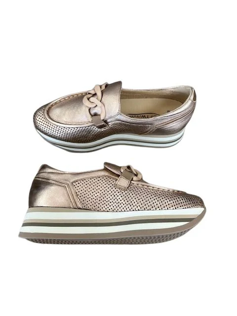 Softwaves Women's Cassie Platform Loafers Sand - Image 5