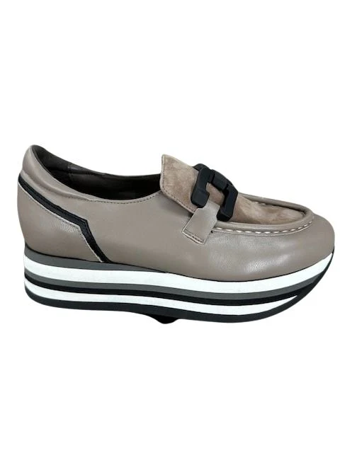 Softwaves Women's Cathy Taupe Black - Image 2