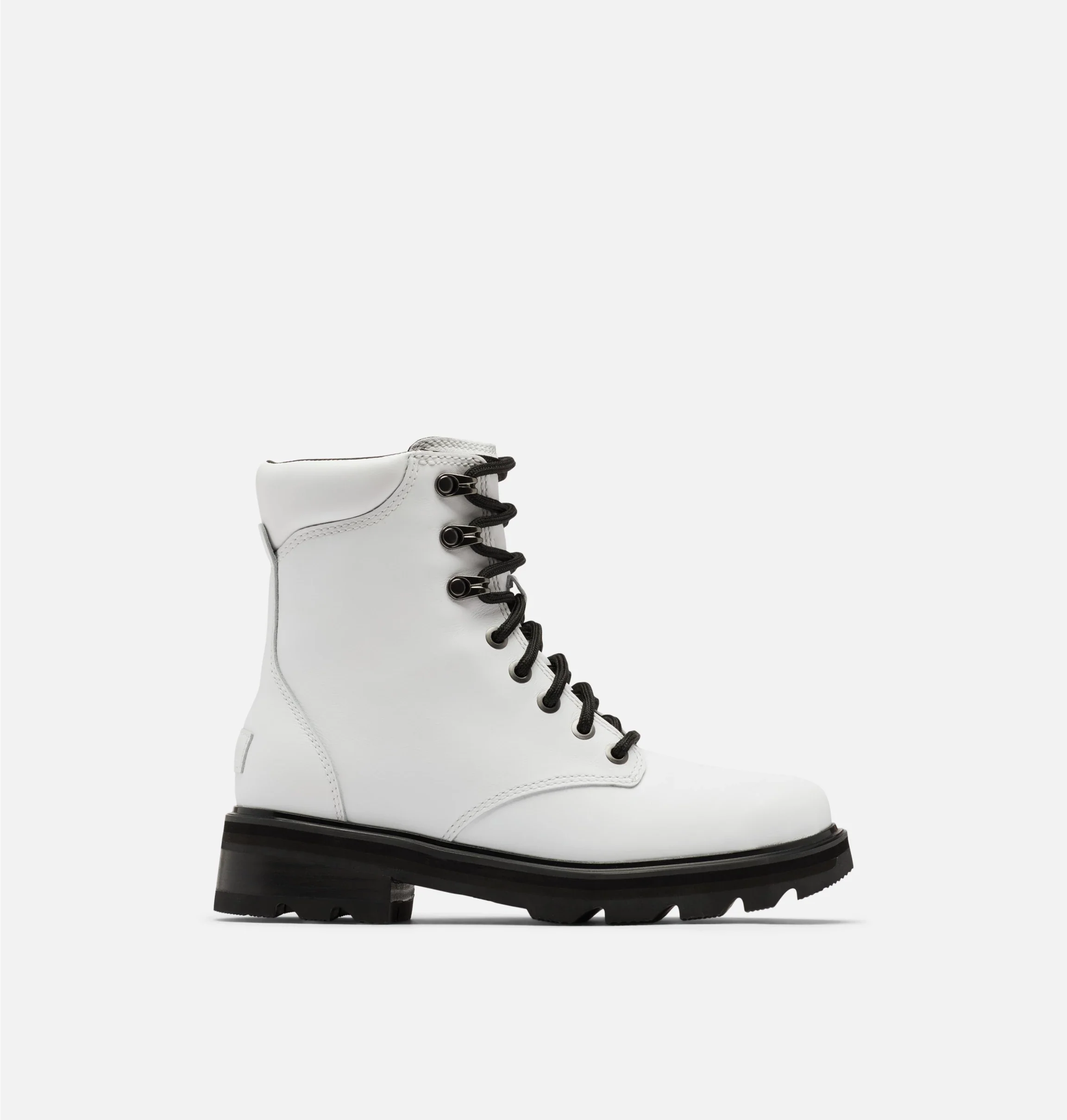 Sorel Women's Lennox Lace STKD Waterproof Boot White Black - Image 2
