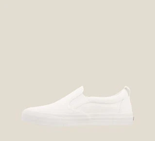Taos Women's Rubber Soul White Slip-On - Image 5