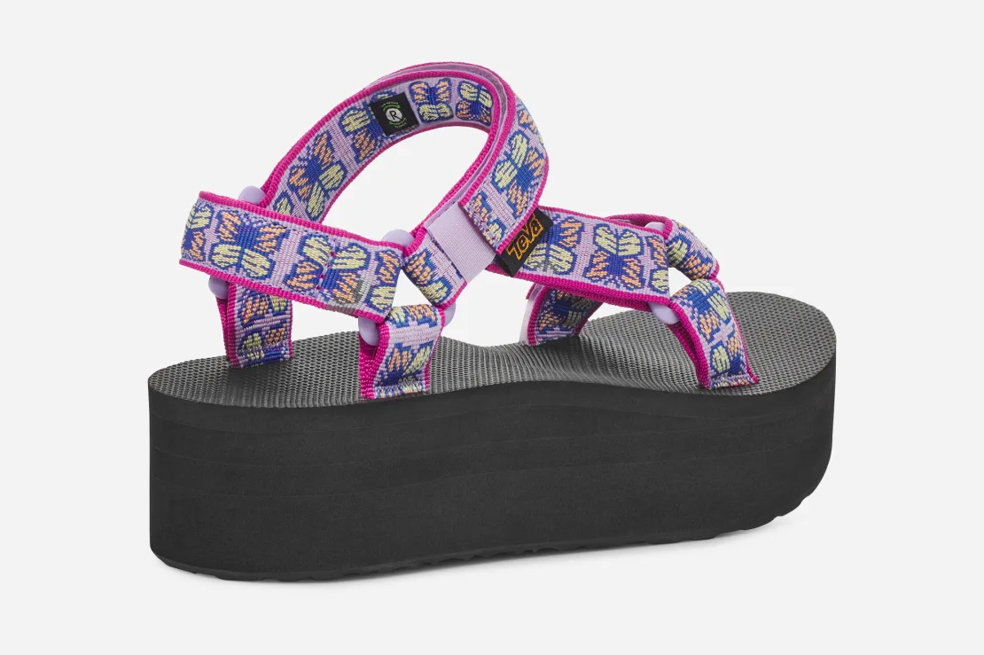 Teva Women’s Flatform Universal Butterfly Lilac - Image 3