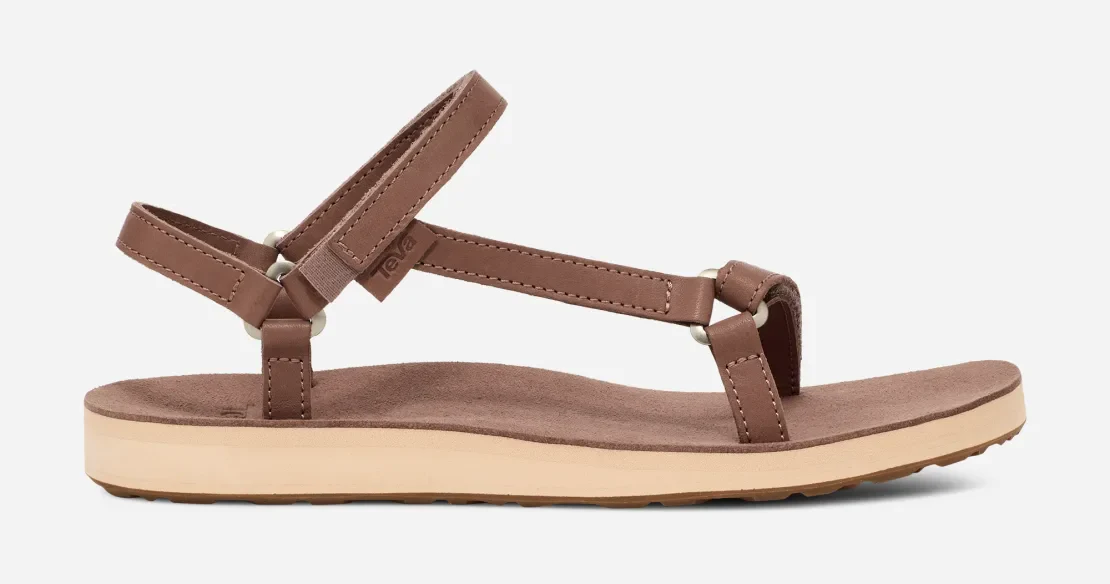 Teva Women's Original Universal Slim Leather Acorn