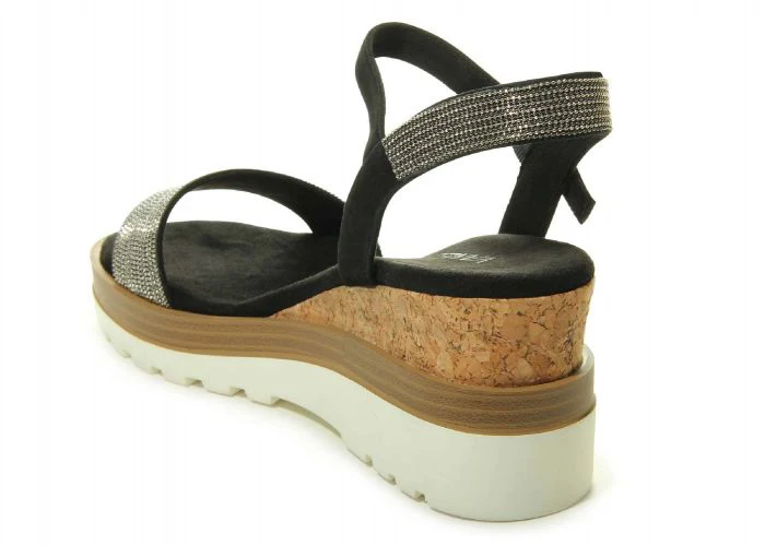 Vaneli Women's Cedra Black Suede w/ Gunmetal Chain - Image 5