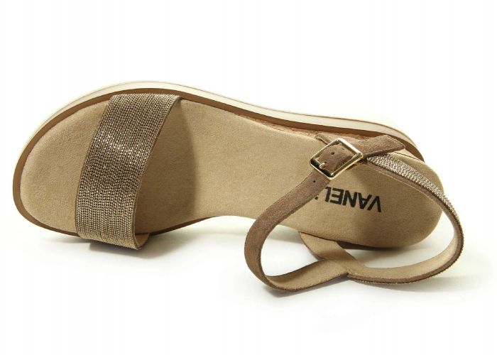 Vaneli Women's Cedra Military Suede w/Gold Chain - Image 4