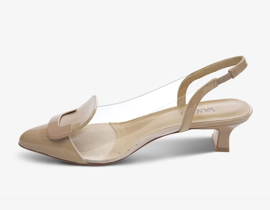 Vaneli Women's Tamira Light Taupe Patent - Image 5