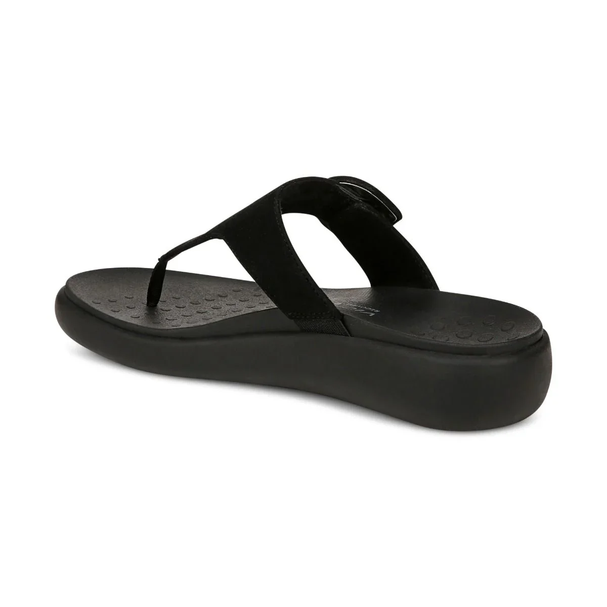 Vionic Women’s Activate Recovery Sandal Black Suede - Image 5
