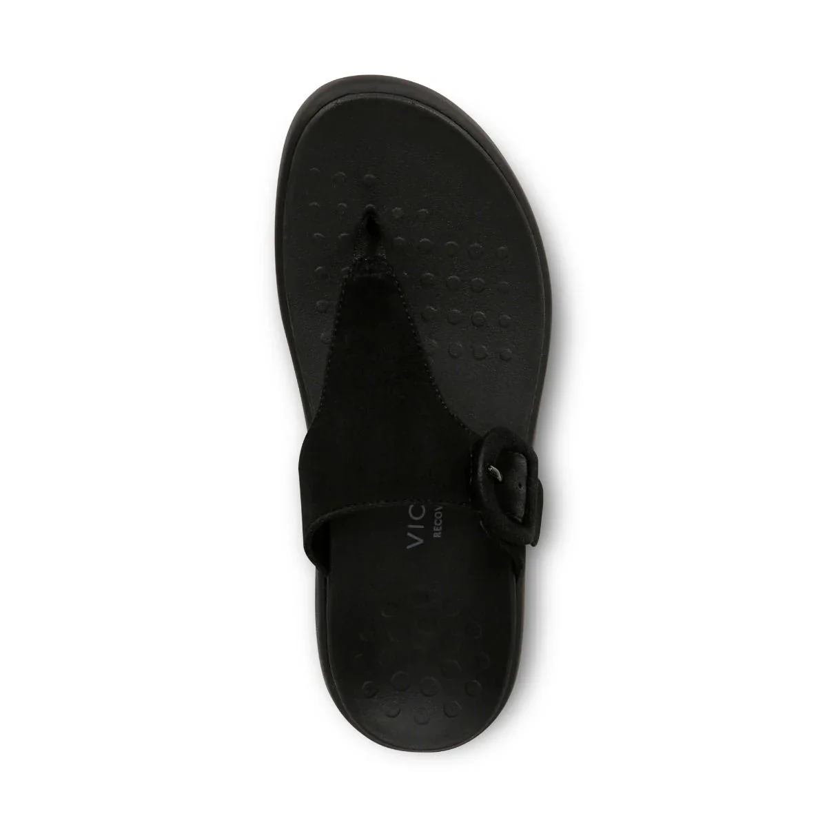 Vionic Women’s Activate Recovery Sandal Black Suede - Image 7