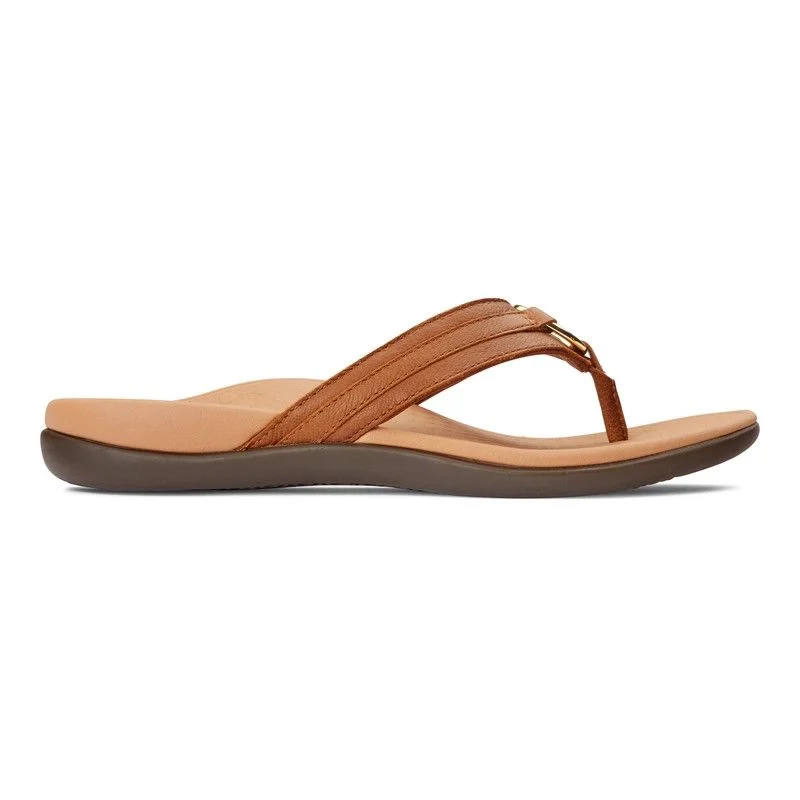 Vionic Women’s Aloe Mocha Leather Sandal - Image 2