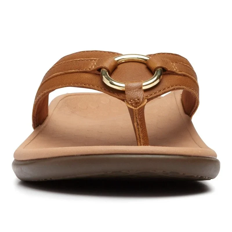 Vionic Women’s Aloe Mocha Leather Sandal - Image 4