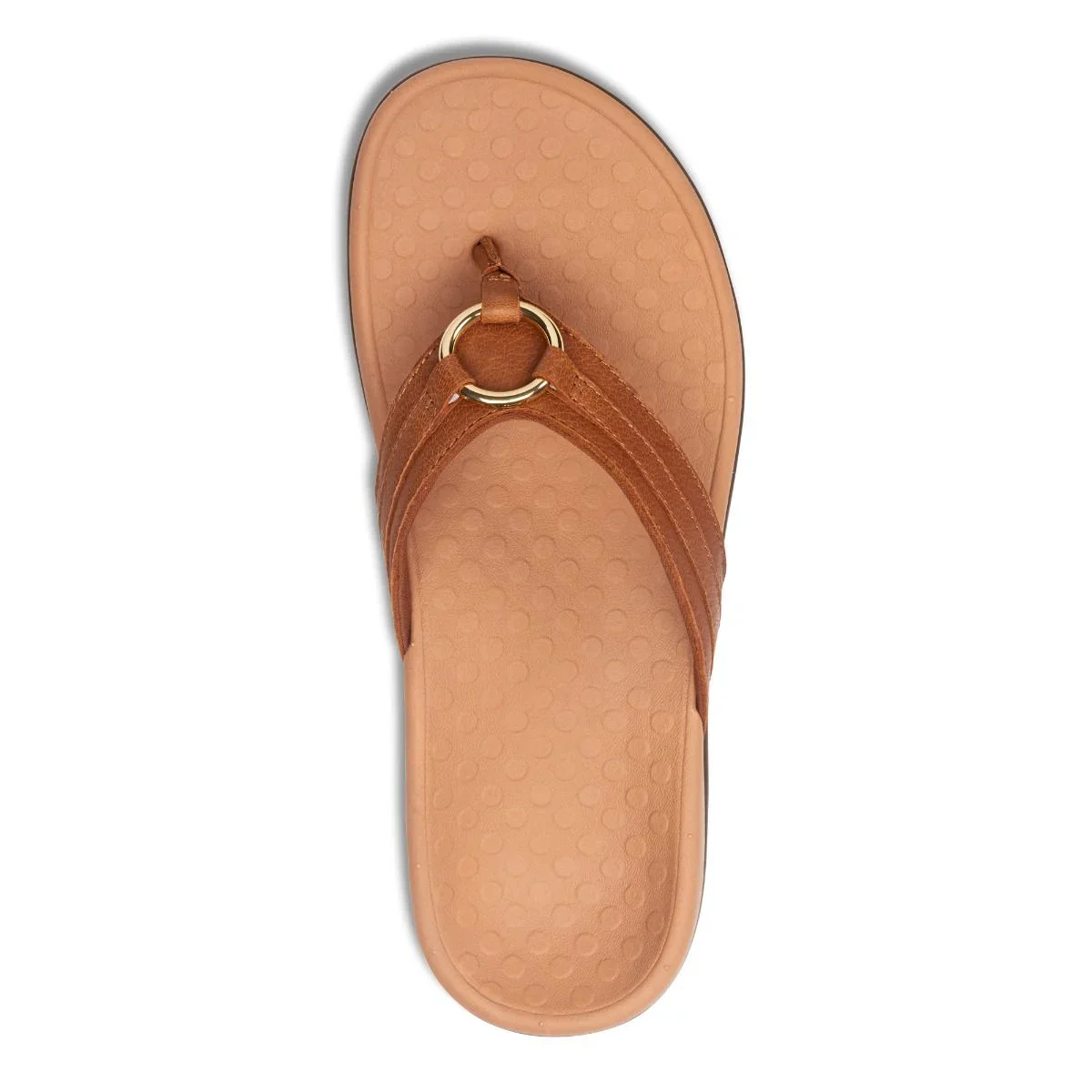 Vionic Women’s Aloe Mocha Leather Sandal - Image 5