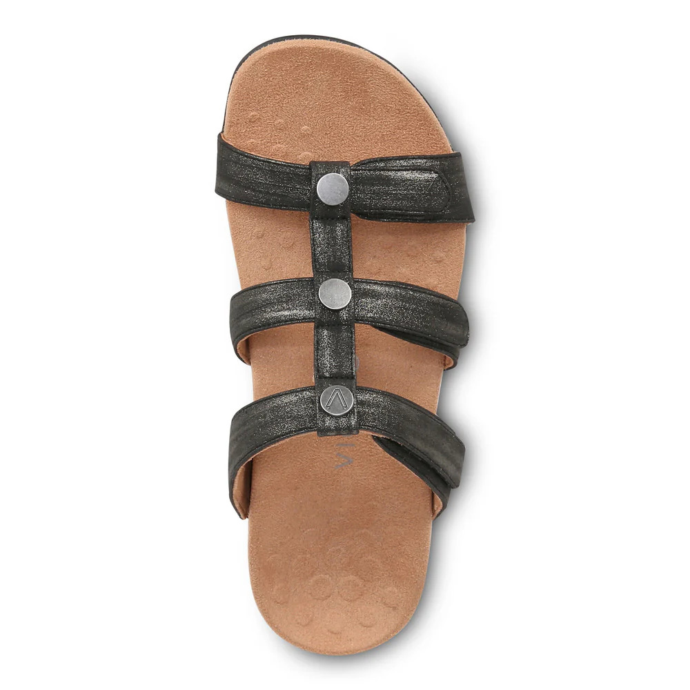 Vionic Women’s Amber Slide Sandal Black Synthetic - Image 6