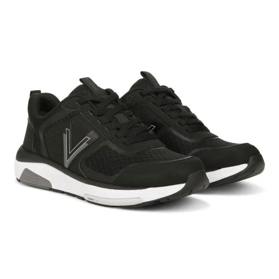 Vionic Women’s Walk Strider Black Charcoal Sneaker - Image 4