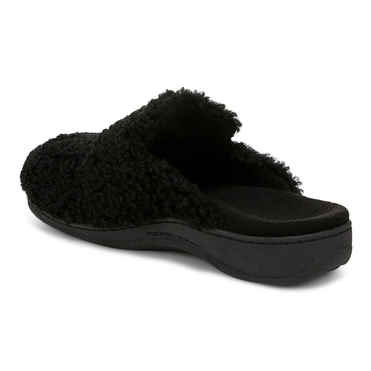 Vionic Women's Gemma II Black Shearling - Image 6
