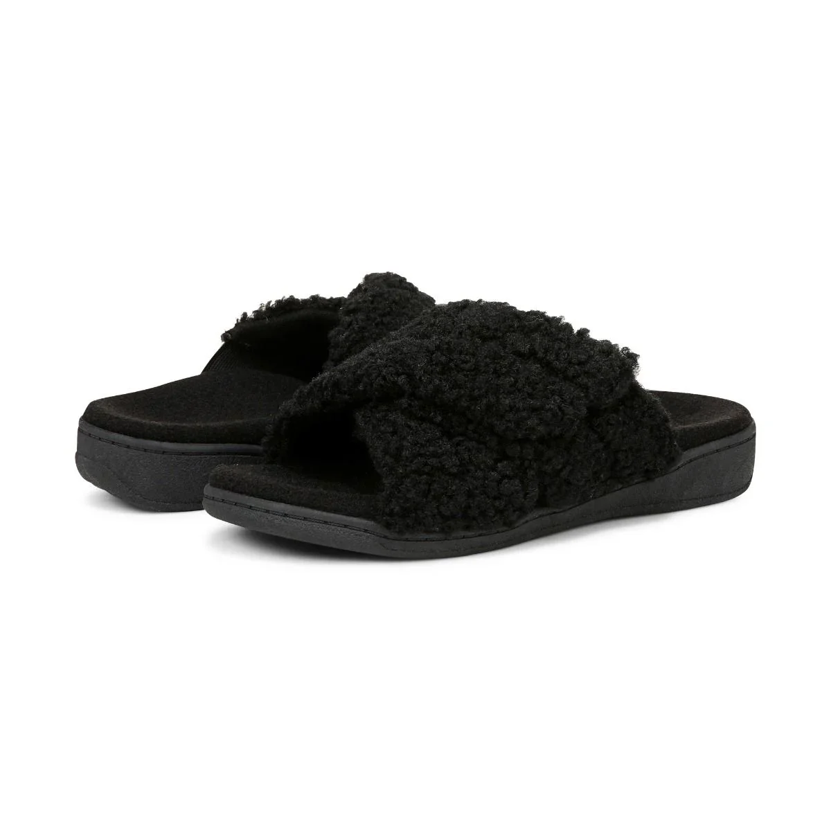 Vionic Women's Relax II Black Shearling - Image 7
