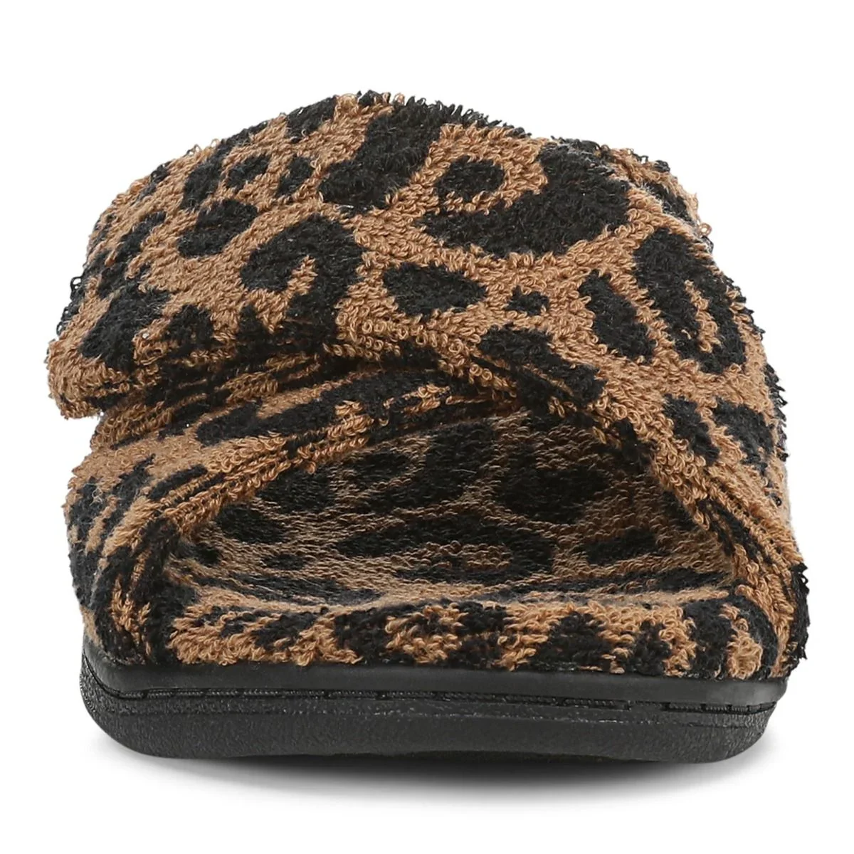Vionic Women's Relax II Brown Leopard Terry - Image 2