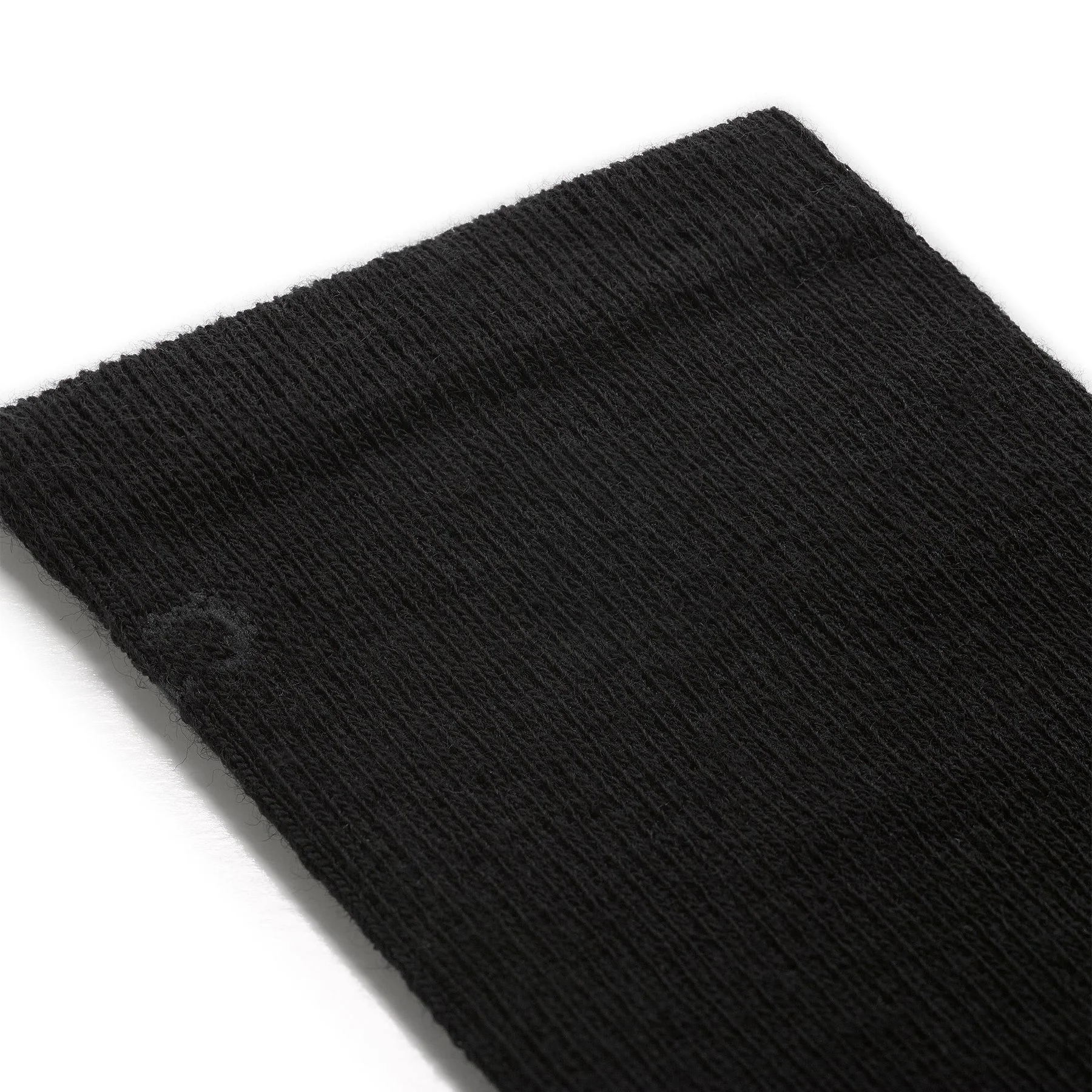 Wide Open Men's Solid Lightweight Crew Socks Black 9012 - Image 2