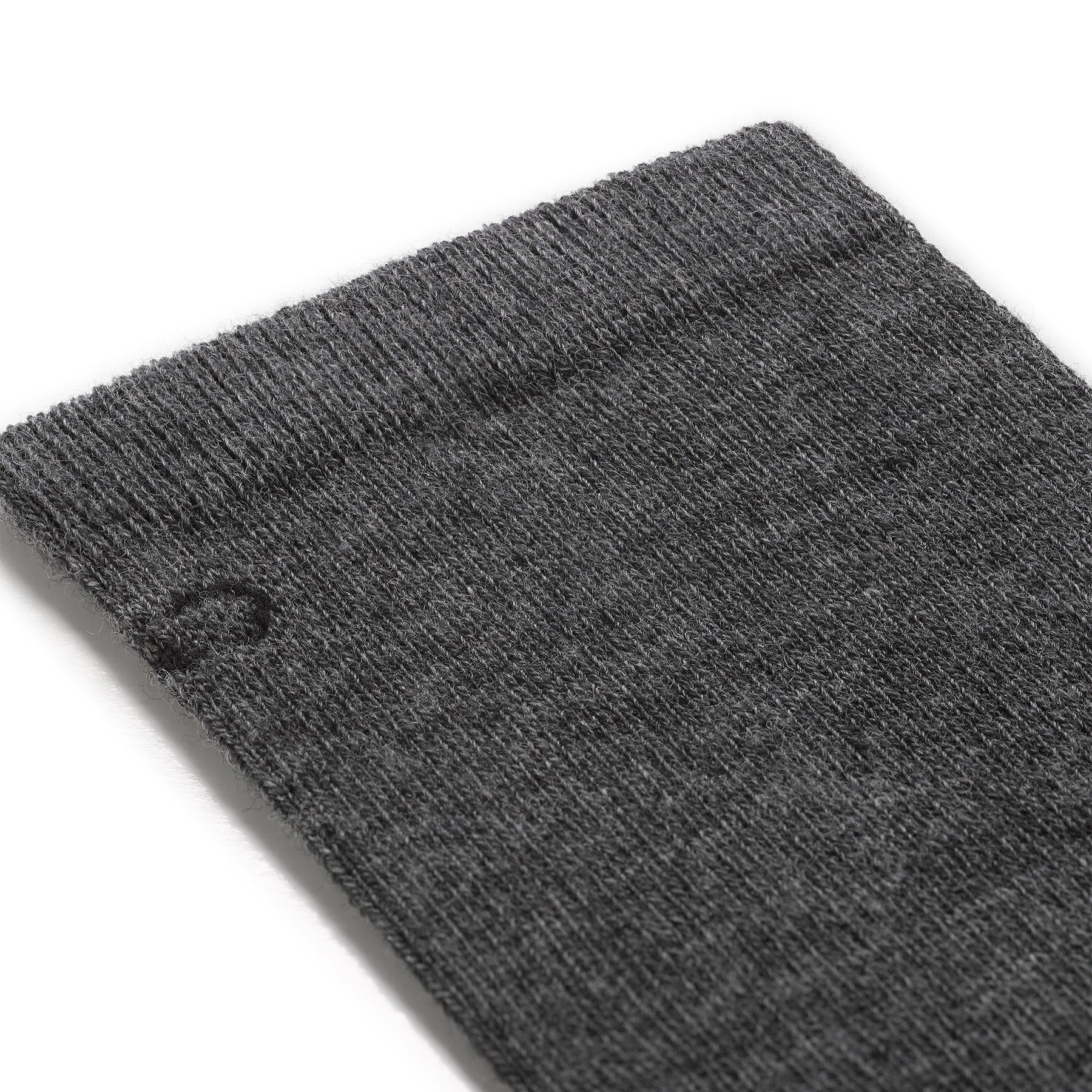 Wide Open Men's Solid Lightweight Crew Socks Gray 9012 - Image 2