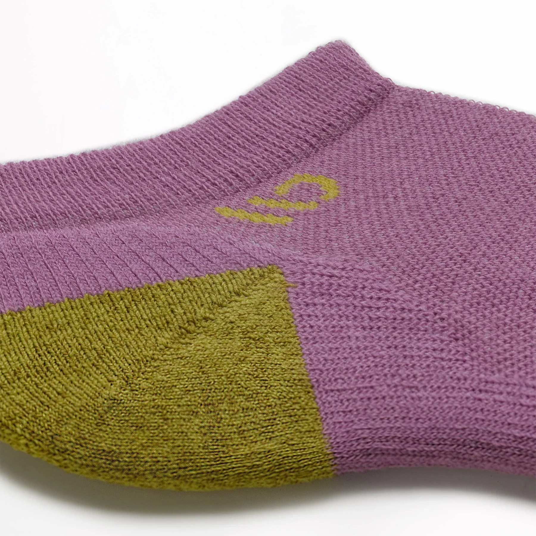 Wide Open Women's Solid Cushioned No Show Socks Violet 9500 - Image 2